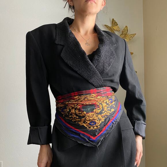 Ann Taylor Accessories - 80s vintage silk scarf